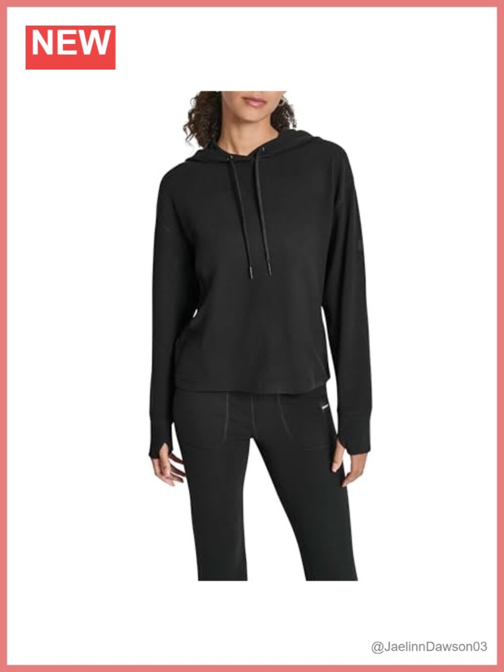 Thermal V-Insеt Hoodie Long Sleeve Pullover Sweatshirt Casual Layer